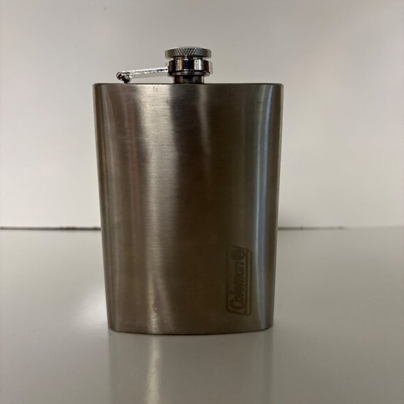 Coleman Stainless Steel 8 Oz Flask With Secure Screw Cap - Picture 1 of 6